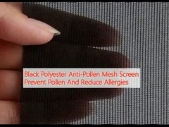 Black Polyester Anti-Pollen Mesh Screen Mencegah Serbuk sari Dan Mengurangi Alergi