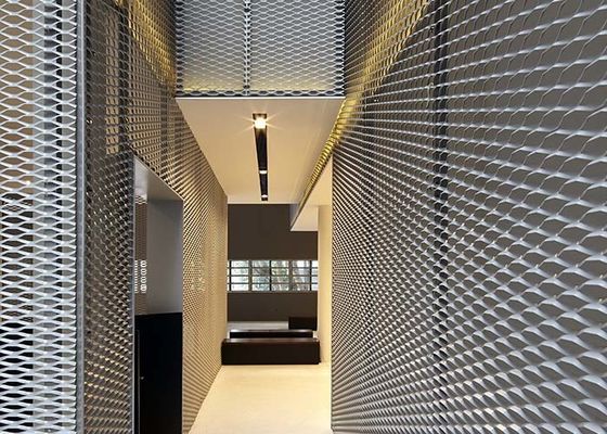 Panel Logam yang Diperluas untuk Desain Dekorasi Dinding Internal Interior