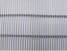 Woven Wire Flexible Metal Drapery Kompeten untuk Ornamen Interior dan Eksterior