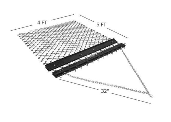 Galvanized Chain Link Fence Drag Mat 48x60 untuk Berlian Bola