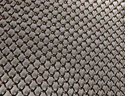 Metal Coil Curtain, Coil Drapery Curtain Ideal Indoor Decorative Mesh Untuk Rumah Dan Hotel Anda