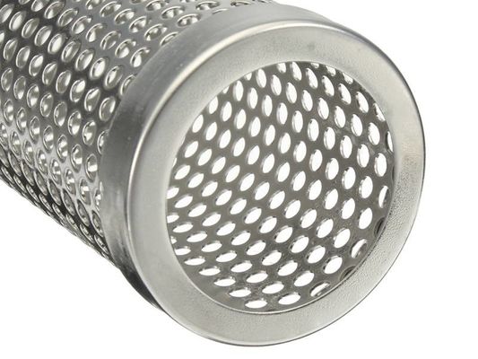 Mesh Filter Tabung Baja Berlubang Untuk Menyaring Cairan Padat Dan Udara