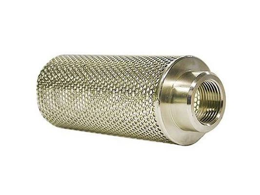 Mesh Filter Tabung Baja Berlubang Untuk Menyaring Cairan Padat Dan Udara
