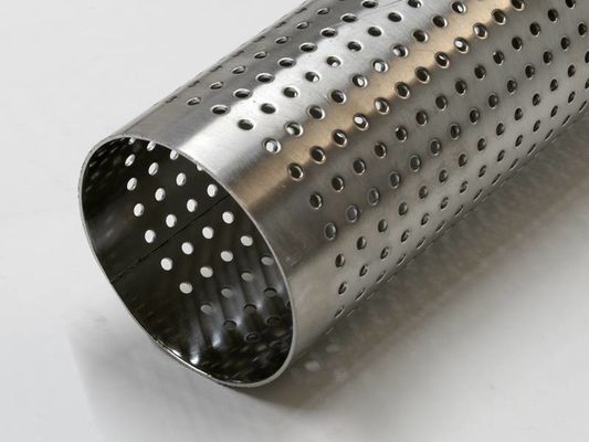 Mesh Filter Tabung Baja Berlubang Untuk Menyaring Cairan Padat Dan Udara
