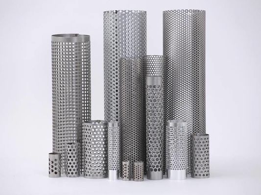 Mesh Filter Tabung Baja Berlubang Untuk Menyaring Cairan Padat Dan Udara