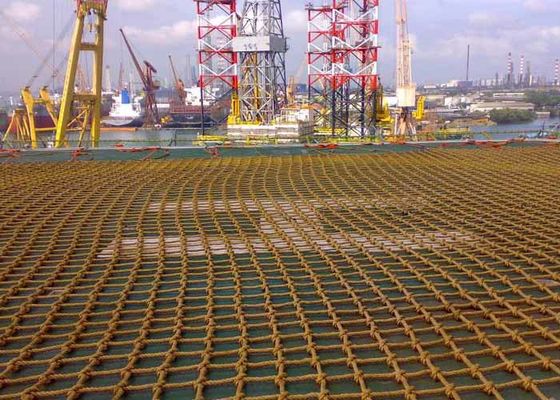 9×9m 12×12m Landing Helideck Netting Untuk Gesekan Dan Ketegangan Tinggi