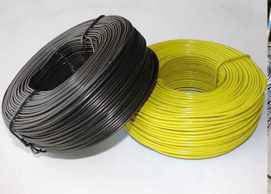 Kuning Hijau PVC Dilapisi Kawat Gi Kawat Baja Dilapisi Plastik 4mm