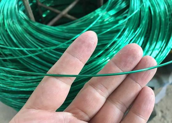 Kuning Hijau PVC Dilapisi Kawat Gi Kawat Baja Dilapisi Plastik 4mm