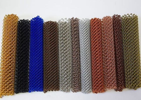 Metal Coil Curtain, Coil Drapery Curtain Ideal Indoor Decorative Mesh Untuk Rumah Dan Hotel Anda