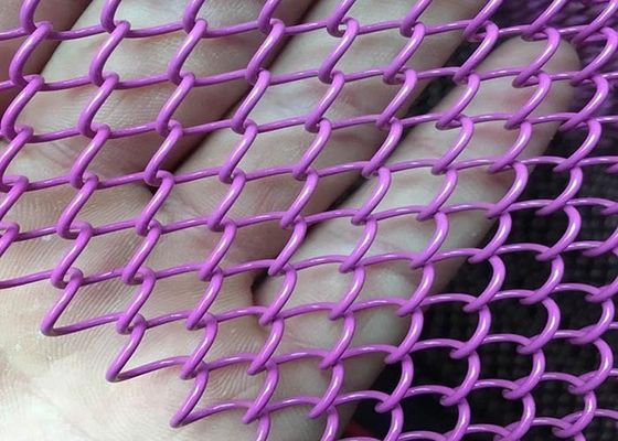 Metal Coil Curtain, Coil Drapery Curtain Ideal Indoor Decorative Mesh Untuk Rumah Dan Hotel Anda