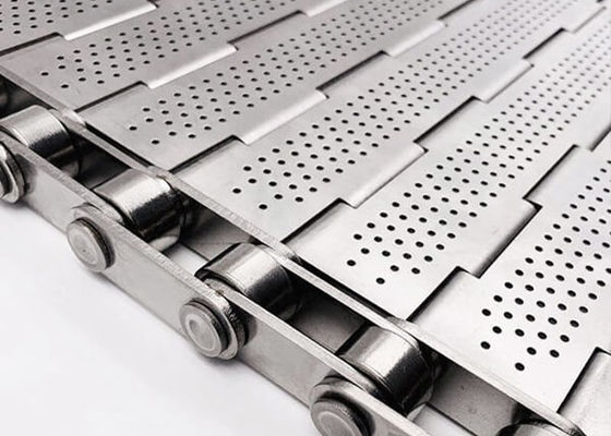 Chain Plate Conveyor Belt Metal Conveyor Belt Self Supporting Structure