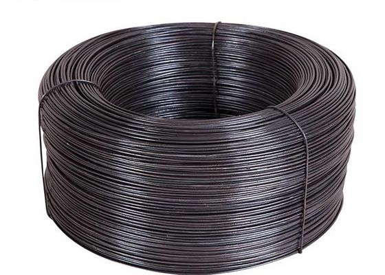 Anti Oksidasi 9 Gauge 12 Gauge Black Annealed Wire Permukaan Sedikit Diminyaki