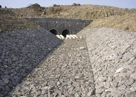 Kasur Gabion Galvanis Untuk Revetmen / Tembok Laut / Lapisan Saluran