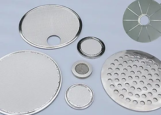Layar Filter Cakram Daun 0,5um–200um Mesh Stainless Steel 304