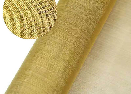 Area Kimia Arsitektur Kain Tenun Wire Mesh Kawat Kuningan Dekoratif