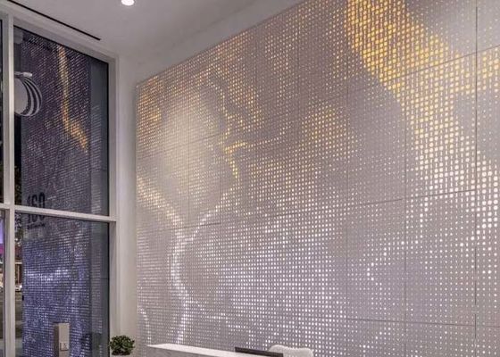 Dinding Internal Logam Berlubang Desain Interior Kreatif dan Modern Menyempurnakan Dekorasi Interior Anda