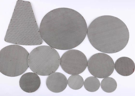 Layar Filter Disk Sinter Mesh 8mm-3800mm Diameter Disk