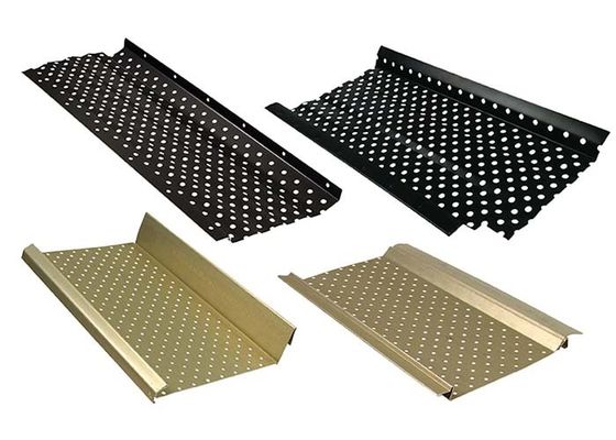 Pelindung Daun Logam Stainless Steel atau Aluminium Berlubang Juga Dikenal Sebagai Penutup Talang