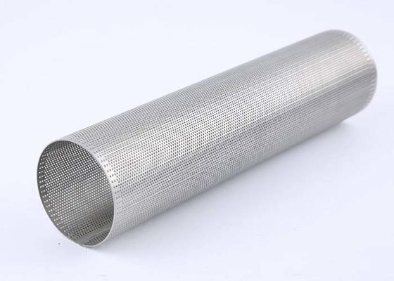 Stainless Steel Perforated Metal Tube 6-20mm OD untuk Filtrasi