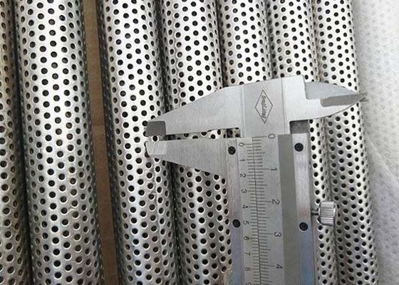 Stainless Steel Perforated Metal Tube 6-20mm OD untuk Filtrasi