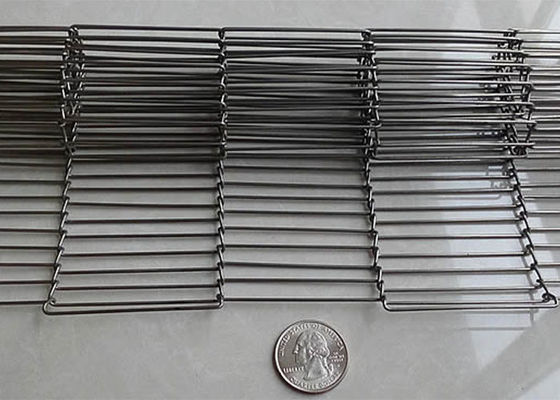 3" To 14" Metal Conveyor Belt Flat Flex Wire Mesh Conveyor Belt