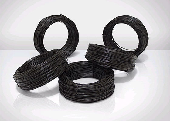 Anti Oksidasi 9 Gauge 12 Gauge Black Annealed Wire Permukaan Sedikit Diminyaki