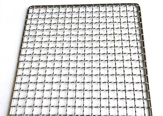 Crimped Metal Grill Mesh Covered Edge Untuk Bbq Grill Rack