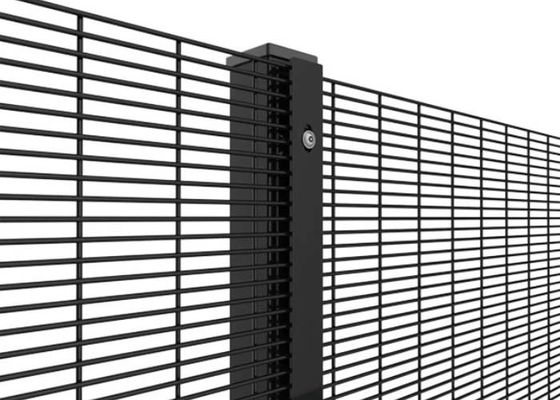 3510 Anti Climb Mesh Fence High Security Welded Untuk Tembok Kawat Penjara