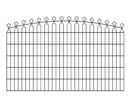 Prestige Mesh 868 Double Wire Fence 50 × 200mm Untuk Dekorasi