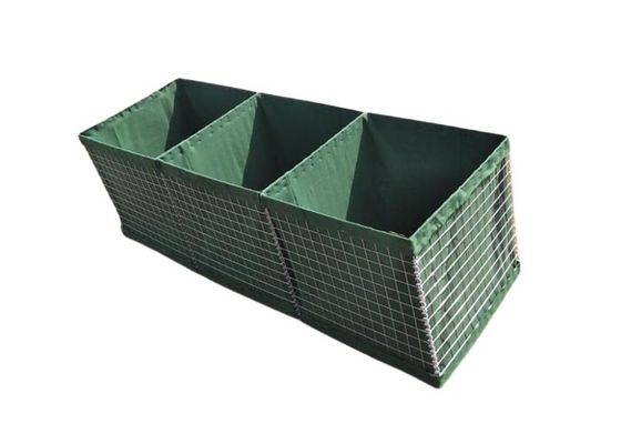 Benteng Pertahanan 50 × 50 mm Penghalang Gabion Untuk Pertahanan Militer Dan Perlindungan Banjir