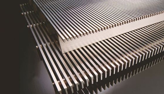 Panel Saringan Kawat Baji Baja Tahan Karat Lebar 500-2000mm