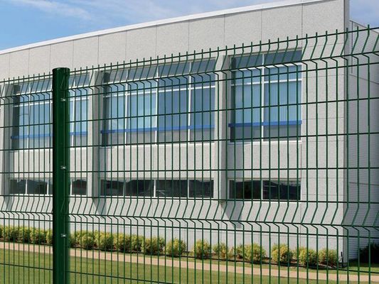 50×200mm 4mm Curved Garden Fence Dengan Peach Post
