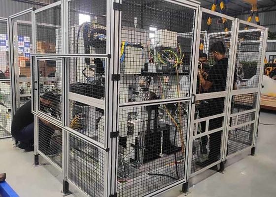 Mesin Perlindungan Keamanan Metal Wire Pagar Low Carbon Steel Powder Coating