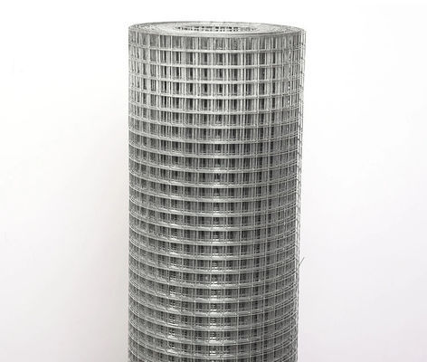 Silver Color Fence 2*2cm Galvanized Welded Wire Mesh Rolls Baja Karbon