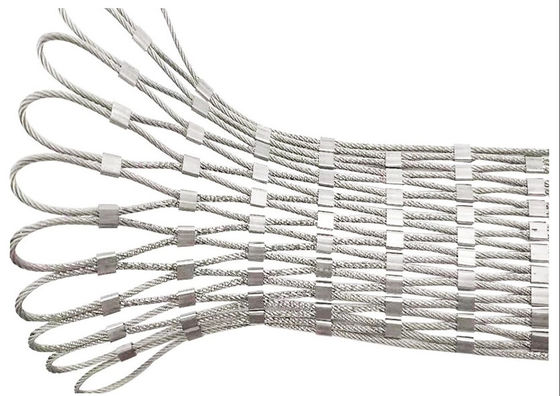 SS316 Diamond Stainless Steel Cable Net OEM ODM Untuk Railings Tangga