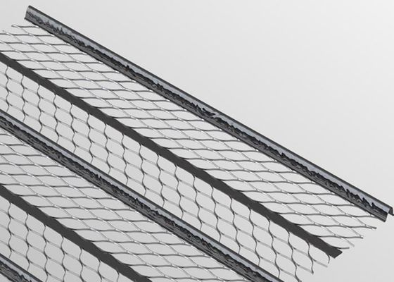 Tinggi Kekuatan Galvanis Baja 20mm kedalaman Rib Lath Mesh besar Kapasitas Pemasangan Plaster