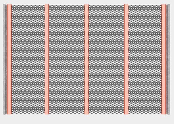 Triangle Self-Mening Mining Screen Mesh Diameter kawat 1,2-5mm
