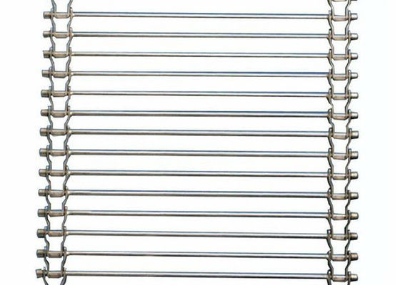 Galvanized Steel Single Loop Edge Wire Diameter 2,0 mm Ladder Conveyor Belt