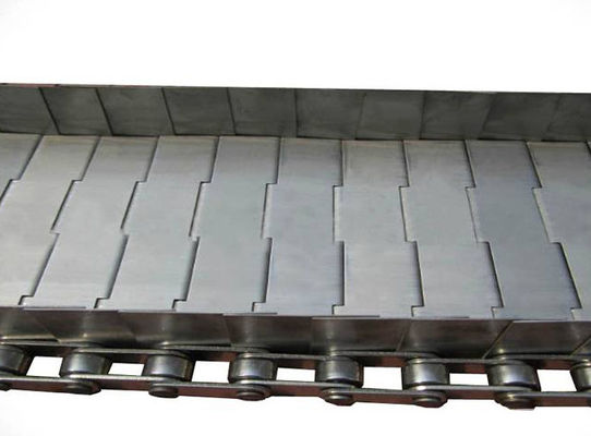 Hot Dip Galvanized 2,0 mm Side Plate Ketebalan Chain Plate Conveyor Belt