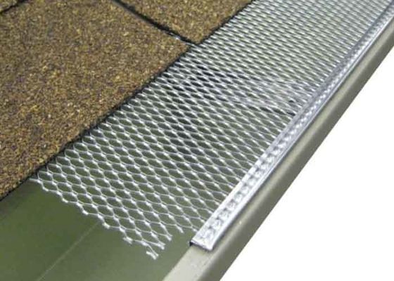 Aluminium Peningkatan Metal Gutter Guard Efektif Mencegah Gutter dari tersumbat