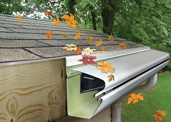 Aluminium Peningkatan Metal Gutter Guard Efektif Mencegah Gutter dari tersumbat