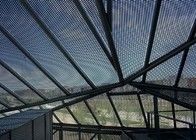 Aluminium 2.5mm Ketebalan Metal yang diperluas Perisai Matahari Bangunan Dari Sinar Matahari yang Kuat