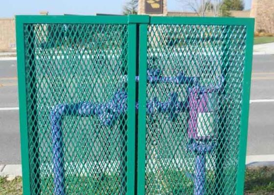 Diamond diperluas Metal Machine Guard Pagar 2-4mm Ketebalan
