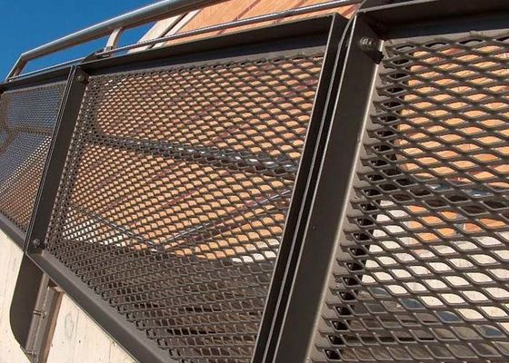 Baja tahan karat 304 1.5mm Peregangan Logam yang diperluas Panel isian Keamanan Kekuatan tahan lama