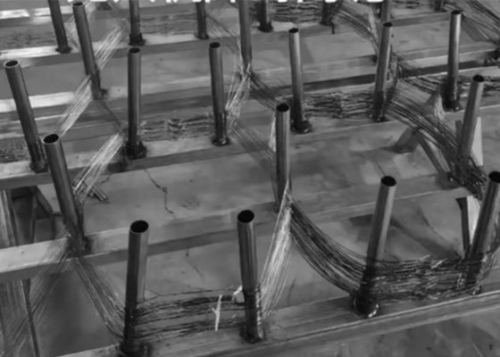 Tangki Penghalang Jaringan Tangki Jalur Luka Jaringan medan perang Twine Wire Mesh