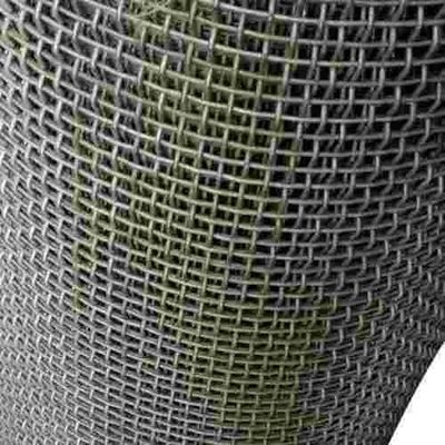 2.0mm Aperture Baja Karbon Tinggi Woven Wire Cloth Wear Proof Dalam Industri Kimia