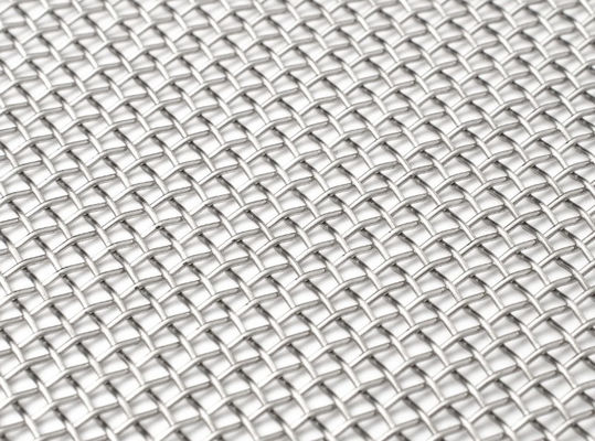 Lantai baja tahan karat 316L Woven Wire Mesh Ketahanan Kemasan Menghadapi Kemasan Kimia
