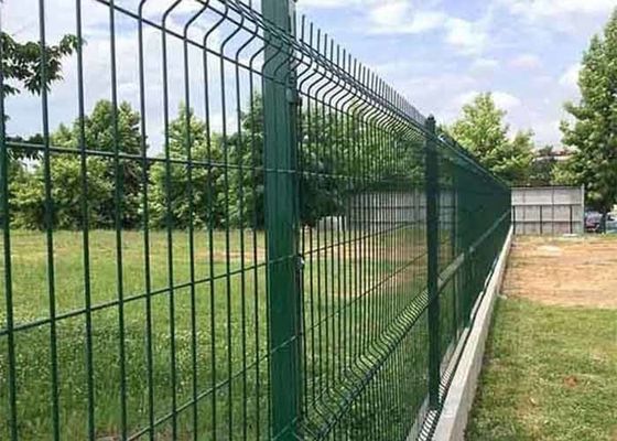 Panel pagar kawat galvanis atau penyemprotan untuk kehidupan yang lebih tahan lama