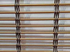 Woven Wire Flexible Metal Drapery Kompeten untuk Ornamen Interior dan Eksterior