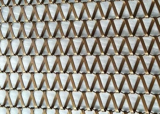 SS304 36.5mm Spiral Pitch Sprial Weave Metal Conveyor Belt Mesh